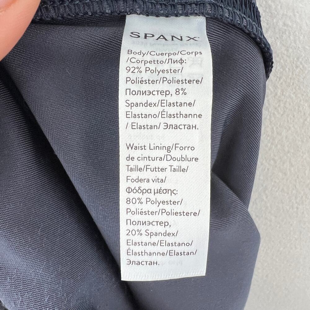 Spanx Blue Velvet Ankle Legging High-Rise Waistband Skinny Leg Pull-On Size XL - Picture 9 of 10